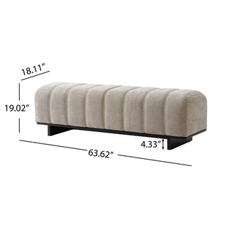 Indoor Dining Bench For Dining Room - Oatmeal