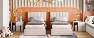Upholstered Platform Bed With A Hydraulic Storage System