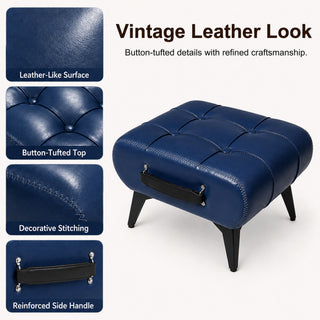 Minimalist Footstool With Hidden Storage
