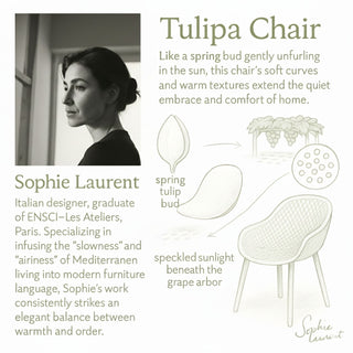 2 Piece Durable Single Chair With Hollow Out Design