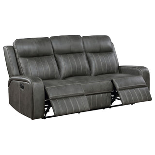 Mckinley - 3 Piece Reclining Sofa Set - Gray