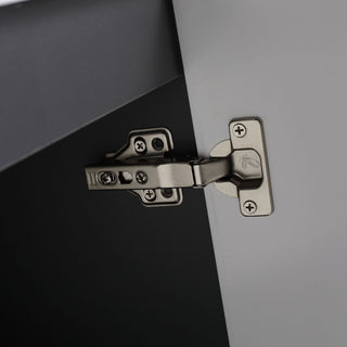 Contemporary Freestanding Bathroom Vanity With Resin Sink & Soft-Close Cabinet Doors