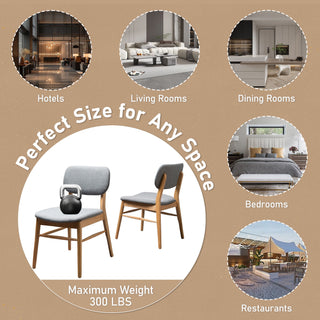 Voyager Upholstered Accent Chair With Splayed Legs And Wood Frame (Set of 2)