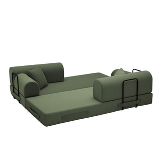 Convertible Sleeper Sofa Bed, Floor Lounge Couch For Living Room