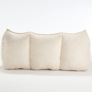 Comfortable Dual Beanbag Chair With High Resilience Foam Core For 2 People