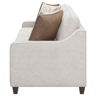 Mahaffey - Christine Upholstered Sloped Arm Sofa - Beige