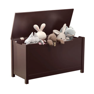 Toy Box Storage With Safety Hinged Lid