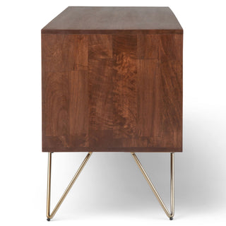 Hunter - TV Media Stand - Umber Brown Stain