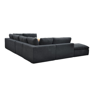 Custom Configuration Modular Sectional With Toss Pillows