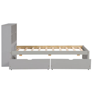 Bed Frame With Built In USB Port And 2 Drawers