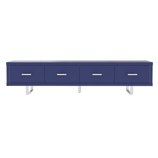 TV Stand With Slatted Drawers