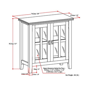 Artisan - Low Storage Cabinet - Tobacco Brown