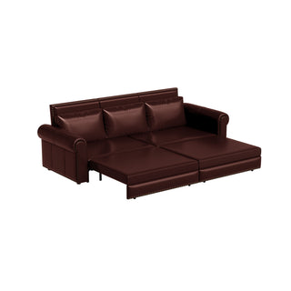 Chesterfield Sofa & Pull Out Bed