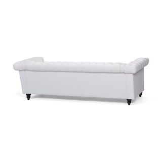 Chesterfield Style 3 Seater Sofa With Deep Button Tufting