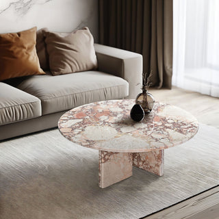 Luxury Coffee Table With Unique Veining, Unique Stone Design