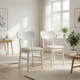 Dining Chairs (Set of 2) - White