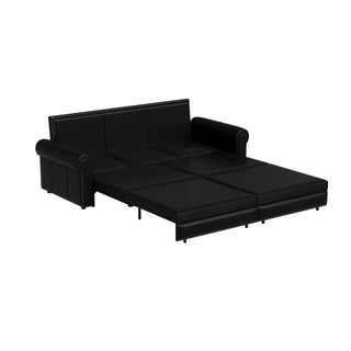 Chesterfield Sofa & Pull Out Bed