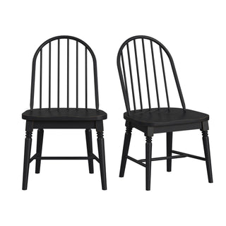 Heritage & Home - Windsor Side Chair (Set of 2) - Black