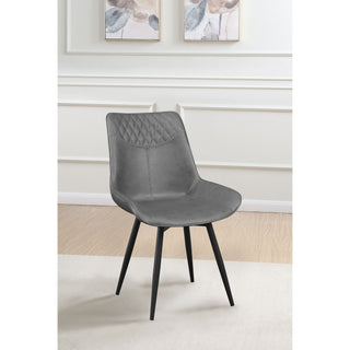 Tufted Swivel Side Chair (Set of 2) - Gray