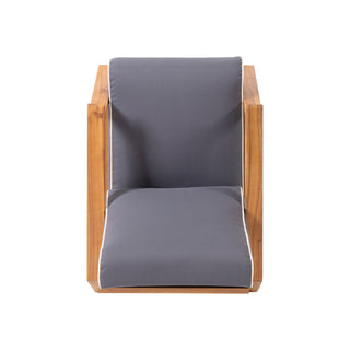 Outdoor Club Chair, Patio Lounge Chair With Removable Cushion
