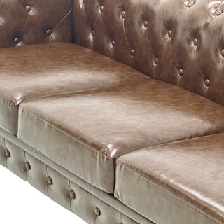 2 Piece Sofa Set With Rolled Armrests