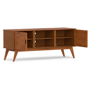 Draper - Handcrafted Mid Century Low TV Media Stand