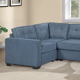 Reversible Chaise U - Sectional Couch, Living Room 3 Piece Set