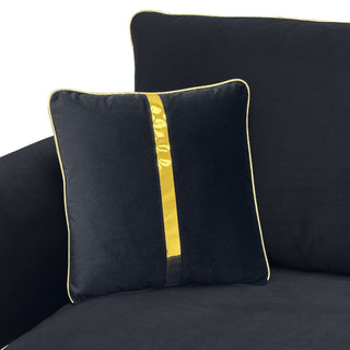 Sofa With Rolled Arms, 3 Seater Couch, Living Room Accent