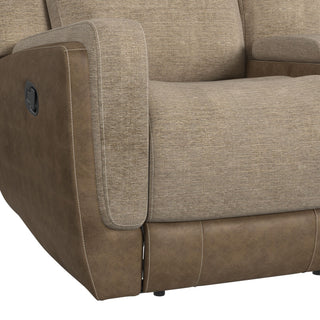 Hornet - 3 Piece Motion Sectional Set With Console And 2 Recliners
