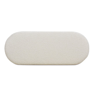 Fuji - Upholstered Oval Storage Bench
