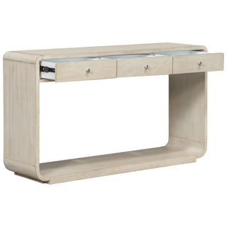 Console Table With 3 Drawers And Display Shelf