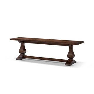 Whitmore - Trestle Dining Bench - Dark Brown