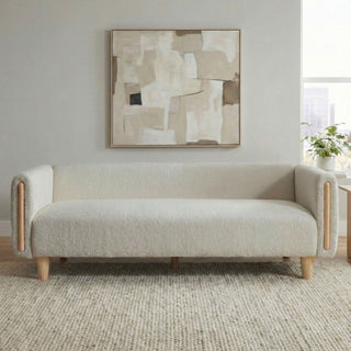 3 Seater Sofa For Living Room - Oatmeal
