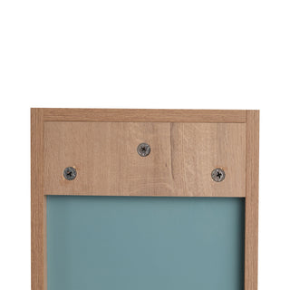 10" Wall Mounted Mirror Cabinet With Storage, Mirror - Imitative Oak
