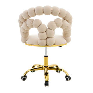 Puffy Bubble, Ball Chain Accent Chair With 5 Claw Casters