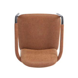 Modern Dining Chair Set With Durable Iron Frame And Comfortable Fabric Upholstery