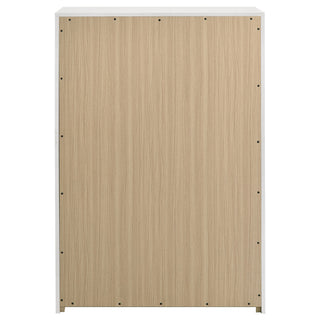 Lauryn - 5 Drawer Bedroom Chest - Gloss White