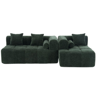 Sectional Free Combined Sofa With 2 Side Pockets