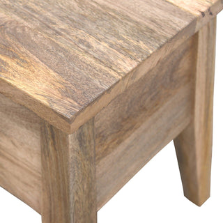 Lid Up Storage Bench - Oak