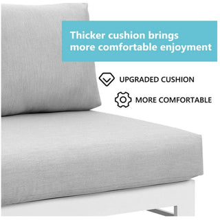 Outdoor Patio Set With All-Weather Thick Cushions