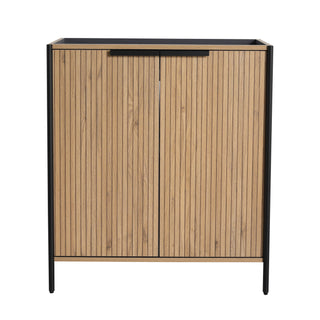 Contemporary Freestanding Bathroom Vanity With Adjustable Shelves