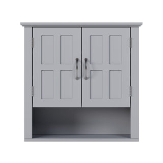Multi Functional Wall Mounted Cabinet With Adjustable Shelves For Bathroom