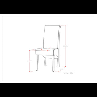 Avalon - Deluxe Parson, Dining Chair (Set of 2)