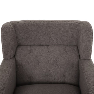 Upholstered Accent Chair Tufted Armchair For Living Room And Bedroom
