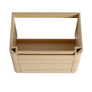 Wall Mounted Bathroom Vanity & Sink, Storage Shelves & Soft Close Door