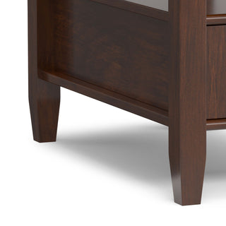Warm Shaker - Narrow Side Table - Brown