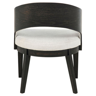 Bangor - Upholstered Dining Arm Chair (Set of 2) - Black / Cream