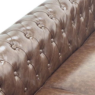 2 Piece Sofa Set With Rolled Armrests