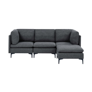 Upholstered Modular Sectional & Tall Legs