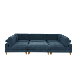 Modern Modular Sectional With Adjustable Back Support